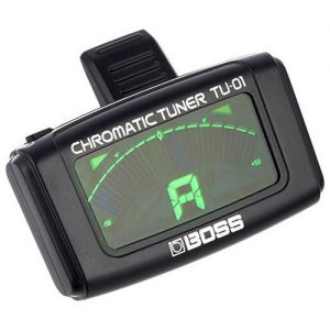 Boss TU01 Clip-On Chromatic Tuner at Anthony's Music Retail, Music Lesson and Repair NSW