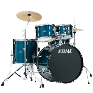 Tama SG52KH5C DB Stagestar 22″ 5pc Drum Kit With Hardware,Cymbals & Throne – Dark Blue at Anthony's Music Retail, Music Lesson and Repair NSW
