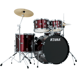 Tama SG52KH5C WR Stagestar 22″ 5pc Drum Kit With Hardware,Cymbals & Throne – Wine Red at Anthony's Music Retail, Music Lesson and Repair NSW