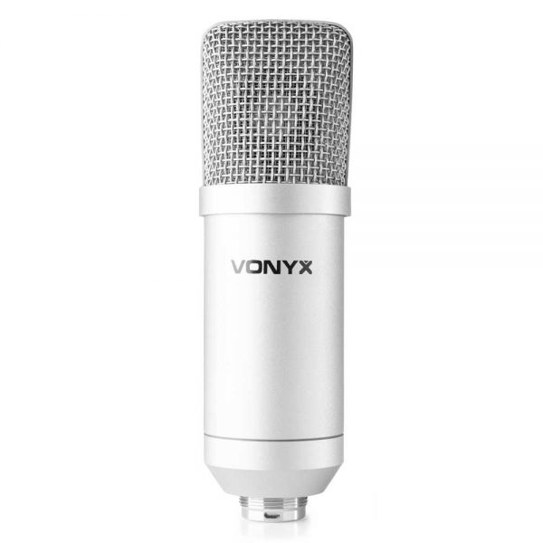 Vonyx CM300S Studio Microphone USB Echo Silver at Anthony's Music Retail, Music Lesson and Repair NSW