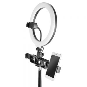 Vonyx RL25 Ringlamp 25cm Ring Light with Floorstand Tripod at Anthony's Music Retail, Music Lesson and Repair NSW