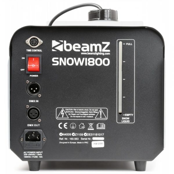 Beamz SNOW-1800 Snow Machine 1800W at Anthony's Music Retail, Music Lesson and Repair NSW