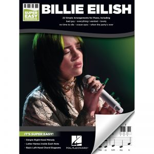 Billie Eilish Super Easy Songbook – Piano, Keyboard at Anthony's Music Retail, Music Lesson and Repair NSW