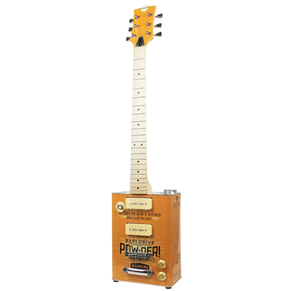 Bohemian JHS-BG15TNT Guitars TNT Oil Can Electric Guitar at Anthony's Music Retail, Music Lesson and Repair NSW