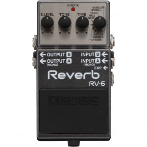 Boss RV-6 Digital Reverb Pedal at Anthony's Music Retail, Music Lesson and Repair NSW
