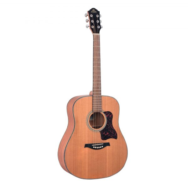 Gilman GD12 Dreadnought Acoustic Guitar Cedar Top in Natural Satin at Anthony's Music Retail, Music Lesson and Repair NSW