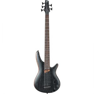 Ibanez SR675 SKF 5-String Electric Bass Guitar – Silver Wave Black Flat at Anthony's Music Retail, Music Lesson and Repair NSW
