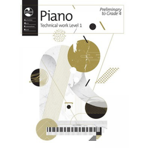 AMEB Piano Technical Work Book Level 1 Preliminary to Grade 4 at Anthony's Music Retail, Music Lesson and Repair NSW