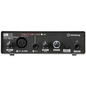 Steinberg UR12 USB Audio Interface for PC-Mac-iPad at Anthony's Music Retail, Music Lesson and Repair NSW