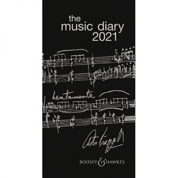 The Music Diary 2021 – Black at Anthony's Music Retail, Music Lesson and Repair NSW