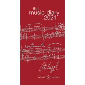 The Music Diary 2021 – Red at Anthony's Music Retail, Music Lesson and Repair NSW