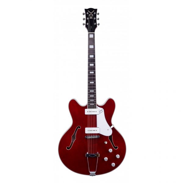 Vox BC-V90-CR Bobcat V90 Semi Hollow Electric Guitar w/Case – Cherry Red at Anthony's Music Retail, Music Lesson and Repair NSW