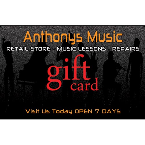 Anthonys Music Gift Card $50 at Anthony's Music - Retail, Music Lesson and Repair NSW