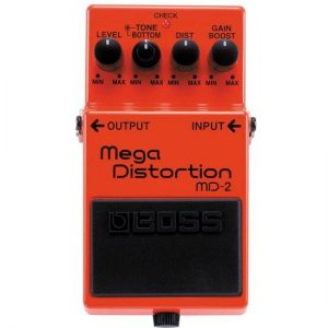 Boss MD2 Mega Distortion Stompbox Pedal at Anthony's Music Retail, Music Lesson and Repair NSW