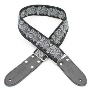 DSL JAC20 Jacquard Weaving PAIS-BLACK 2″ Guitar Strap at Anthony's Music Retail, Music Lesson and Repair NSW