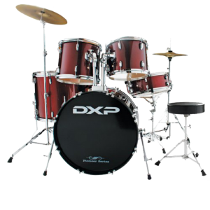 DXP TX04PWR Pioneer Drum Kit – FREE Cymbals & Sticks Wine Red at Anthony's Music Retail, Music Lesson and Repair NSW