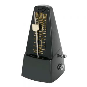 Hemingway WHM01BK Pyramid-Style Mechanical Metronome Black at Anthony's Music Retail, Music Lesson and Repair NSW