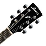 Ibanez PF15ECEBK Acoustic Guitar w/Cutaway & Pickup – Black Gloss at Anthony's Music Retail, Music Lesson and Repair NSW