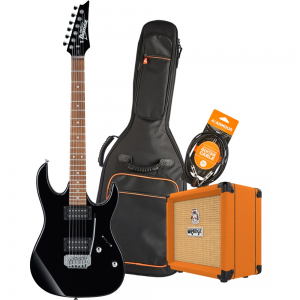 Ibanez RX22EXBKN Electric Guitar Pack with Orange Crush 12 Amplifier w/Armour Gig Bag and Lead – Black at Anthony's Music Retail, Music Lesson and Repair NSW