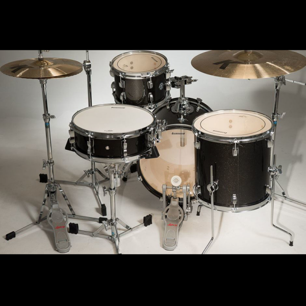Ludwig Breakbeats Questlove 4-Piece Shell Pack – Black Gold Sparkle at Anthony's Music Retail, Music Lesson and Repair NSW