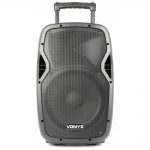 Vonyx AP1200-PA 12″ Portable Speaker with Dual Wireless Microphones Bluetooth 600W at Anthony's Music Retail, Music Lesson and Repair NSW