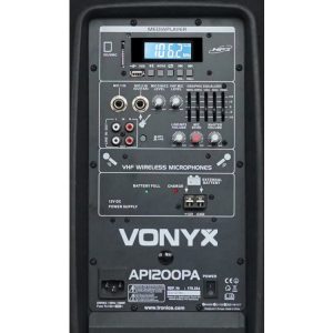 Buy Vonyx AP1200 Sound Portable Battery Powered Bluetooth PA Speaker System  600W  Online at desertcartINDIA