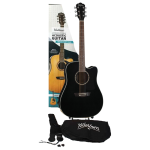 Washburn AD5CETSNPACK Apprentice Acoustic Cutaway Electric Pack – Sunburst Gloss at Anthony's Music Retail, Music Lesson and Repair NSW