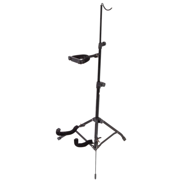 XTREME TV96 Violin Stand Height Adjustable w/Violin Bow Support Black at Anthony's Music Retail, Music Lesson and Repair NSW