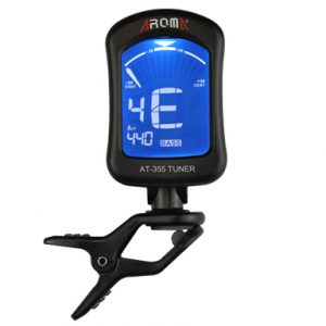 Aroma AT-355 Chromatic Clip on Tuner Guitar/Bass/Ukulele/Violin/Viola at Anthony's Music Retail, Music Lesson and Repair NSW