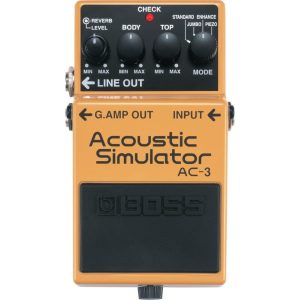 Boss AC3 Acoustic Simulator Pedal at Anthony's Music Retail, Music Lesson and Repair NSW