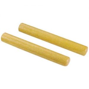 CPK ED195 Claves 8 Inch Long Round Wood Lacquered Pair at Anthony's Music Retail, Music Lesson and Repair NSW