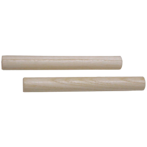 Mano Percussion ED194 Claves 7 Inch Long Round Wooden Pair Natural Finish at Anthony's Music Retail, Music Lesson and Repair NSW