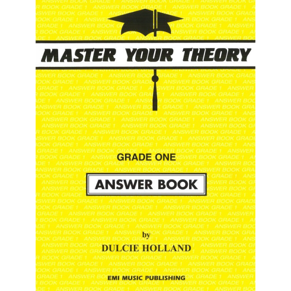 Master Your Theory Grade One Answer Book at Anthony's Music Retail, Music Lesson and Repair NSW
