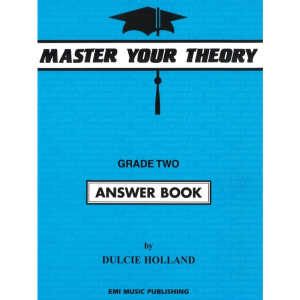 Master Your Theory Grade One Answer Book at Anthony's Music Retail, Music Lesson and Repair NSW