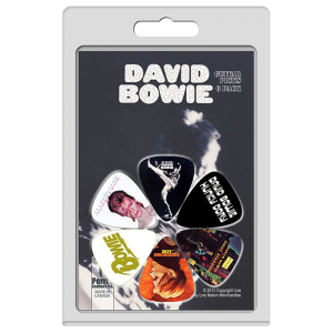 Perris LPDB2 6-Pack David Bowie Licensed Guitar Picks Pack at Anthony's Music Retail, Music Lesson and Repair NSW
