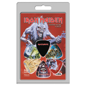 Perris LPINM2 6-Pack Iron Maiden Licensed Guitar Picks Pack at Anthony's Music Retail, Music Lesson and Repair NSW