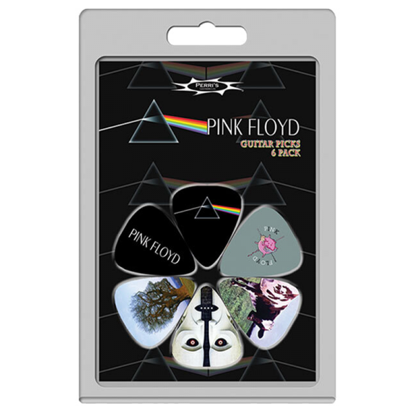 Perris LPPF1 6-Pack Pink Floyd Licensed Guitar Picks Pack at Anthony's Music Retail, Music Lesson and Repair NSW