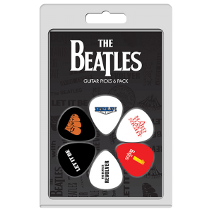 Perris LPTB2 6-Pack The Beatles Licensed Guitar Picks Pack at Anthony's Music Retail, Music Lesson and Repair NSW