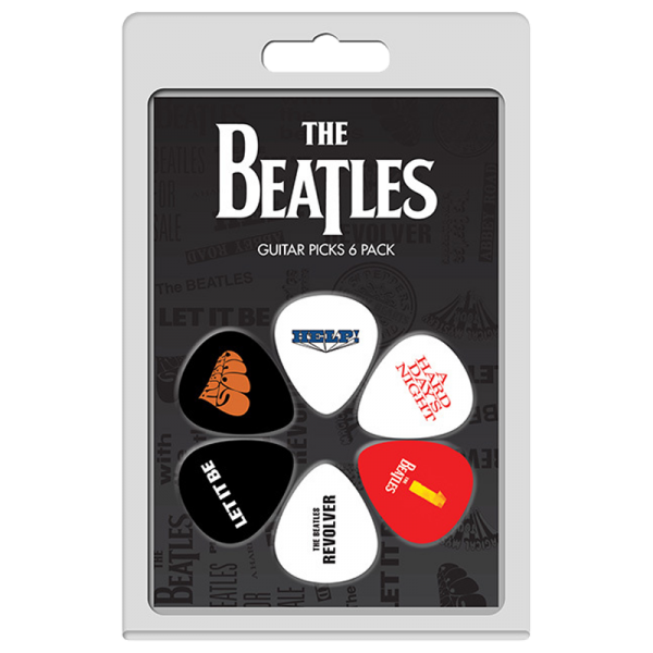 Perris LPTB2 6-Pack The Beatles Licensed Guitar Picks Pack at Anthony's Music Retail, Music Lesson and Repair NSW