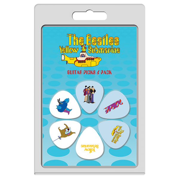 Perris LPTB3 6-Pack The Beatles Licensed Guitar Picks Pack at Anthony's Music Retail, Music Lesson and Repair NSW