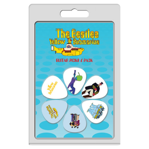 Perris LPTB5 6-Pack The Beatles Licensed Guitar Picks Pack at Anthony's Music Retail, Music Lesson and Repair NSW