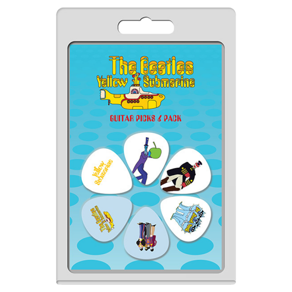 Perris LPTB5 6-Pack The Beatles Licensed Guitar Picks Pack at Anthony's Music Retail, Music Lesson and Repair NSW