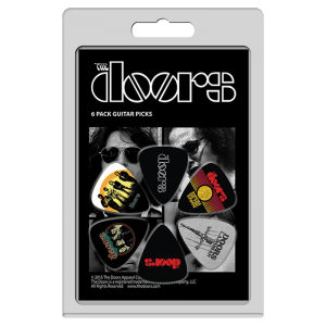 Perris LPTD1 6-Pack The Doors Licensed Guitar Picks Pack at Anthony's Music Retail, Music Lesson and Repair NSW