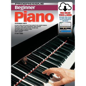 Progressive Beginner Piano Book/Online Video & Audio at Anthony's Music Retail, Music Lesson and Repair NSW