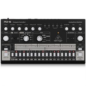 Behringer RD6 BK Classic 606 Analog Drum Machine w/16 Step Sequencer – Black at Anthony's Music Retail, Music Lesson and Repair NSW