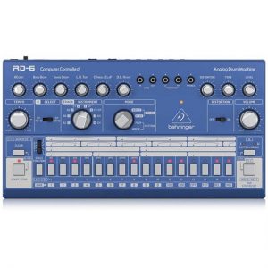 Behringer RD6 BU Classic 606 Analog Drum Machine w/16 Step Sequencer – Blue at Anthony's Music Retail, Music Lesson and Repair NSW