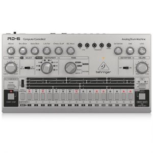 Behringer RD6 SR Classic 606 Analog Drum Machine w 16 Step Sequencer – Silver at Anthony's Music Retail, Music Lesson and Repair NSW