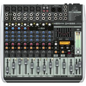 Behringer Xenyx QX1222USB 12-Input Mixer w/FX & USB at Anthony's Music Retail, Music Lesson and Repair NSW