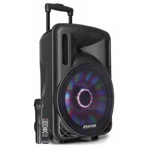 Fenton FT12LED Active Speaker 12 Inch 700W with LEDs at Anthony's Music Retail, Music Lesson and Repair NSW