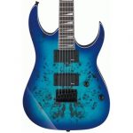 Ibanez RGR221PA AQB Electric Guitar – Aqua Burst  at Anthony's Music Retail, Music Lesson and Repair NSW